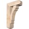 Ekena Millwork Merced Craftsman Smooth Bracket w/ Offset Brace, Douglas Fir, 7 1/2"W x 22"D x 34"H BKT0806X22X34MRC04SDF - alternate 1